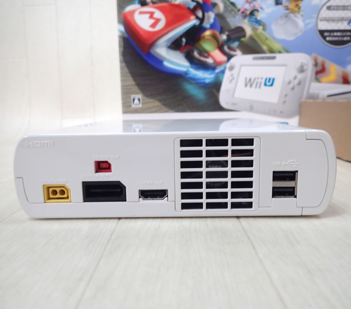任天堂 Nintendo Wii U マリオカート 8 セット shiro 32GB WUP-S-WAGH 中古 D492_画像5