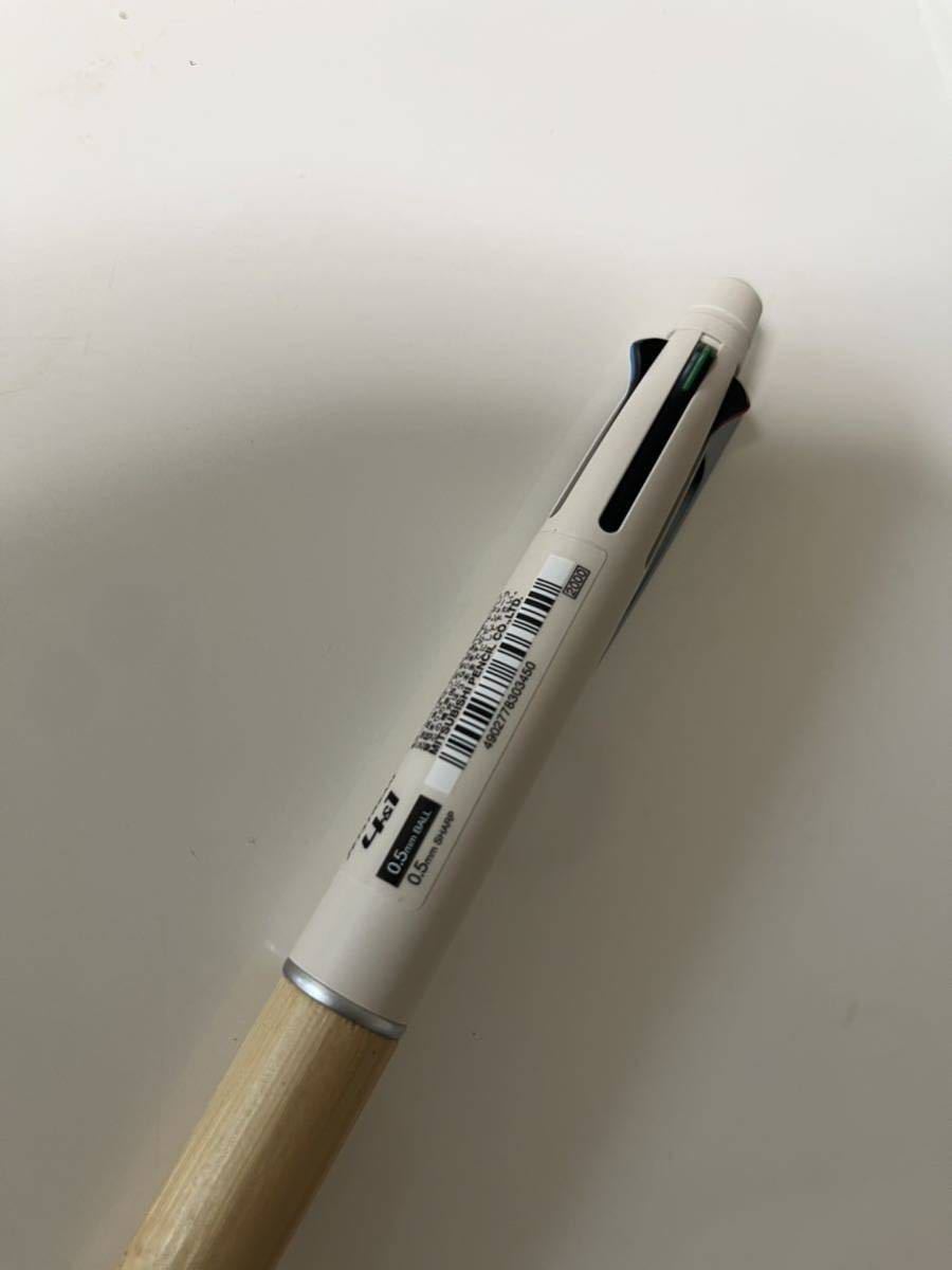 ジェットストリーム 多機能ペン 4&1 BAMBOO三菱鉛筆 ジェットストリーム バンブー　ベージュ　多機能ペン ボールペン　シャーペン_画像3