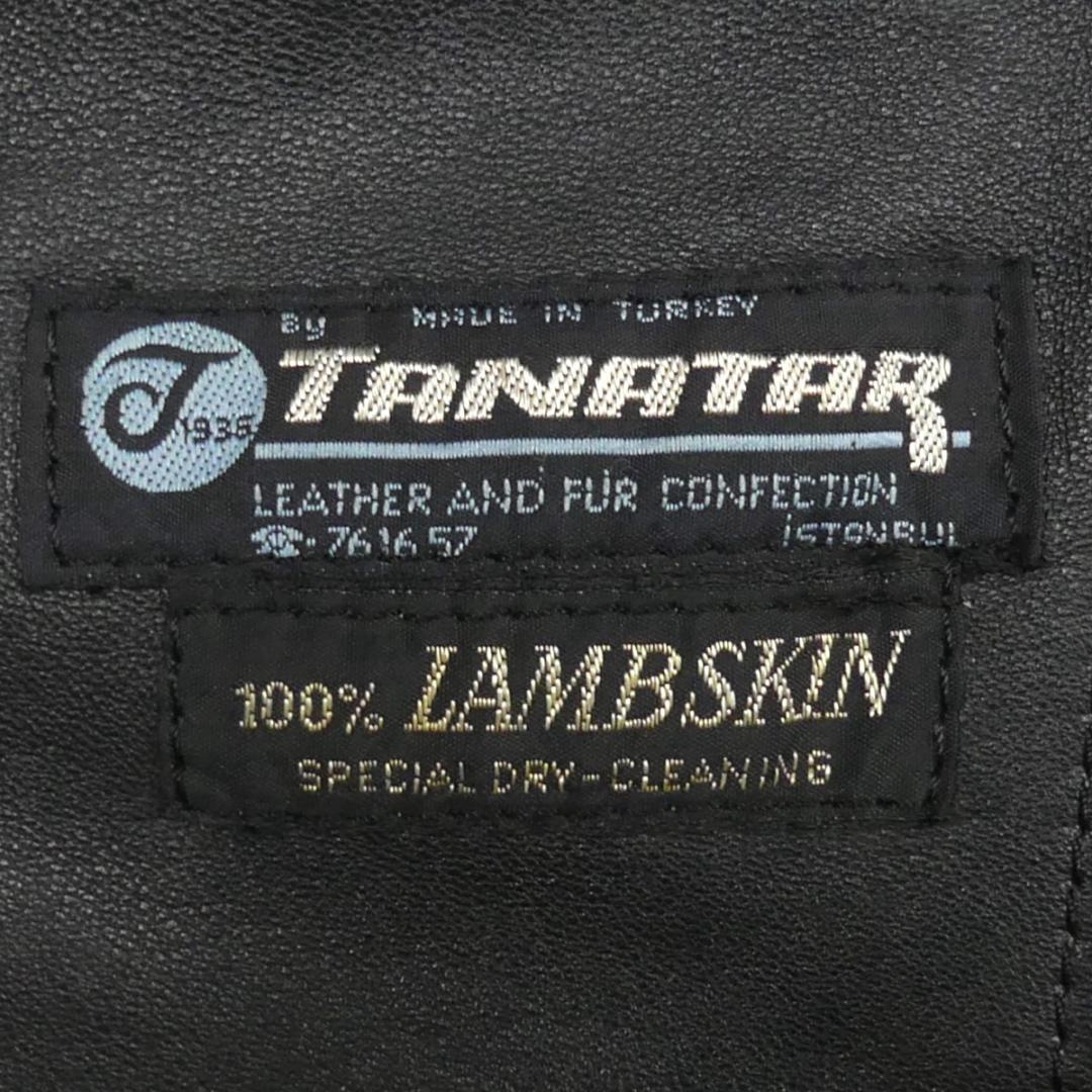  быстрое решение * Турция производства TANATAR* мужской L мутоновое пальто tanata- чёрный натуральная кожа овчина натуральная кожа кожа мутон жакет кожа ягненка Ram поиск :B3