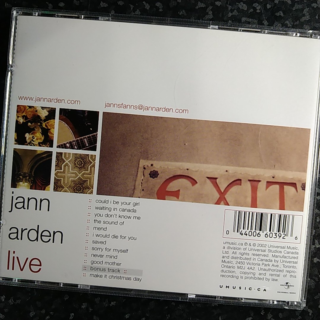 l（UMUSIC）ジャン・アーデン・ライヴ　Jann Arden Live With the Vancouver Symphony Orchestra_画像2