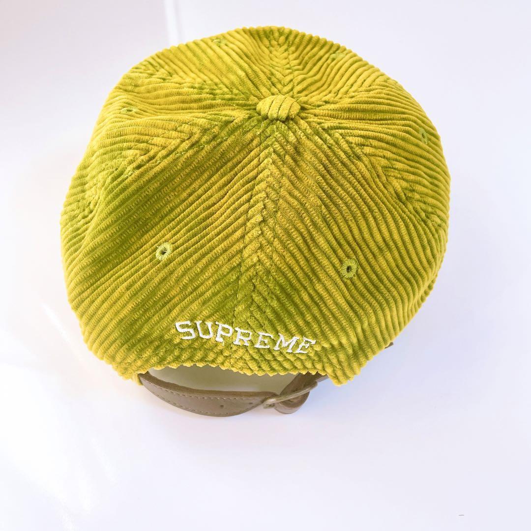 新品 Supreme Corduroy S Logo 6-Panel Bleached Olive 23FW 新品 Supreme Corduroy S Logo 6-Panel Bleached Olive 23FW