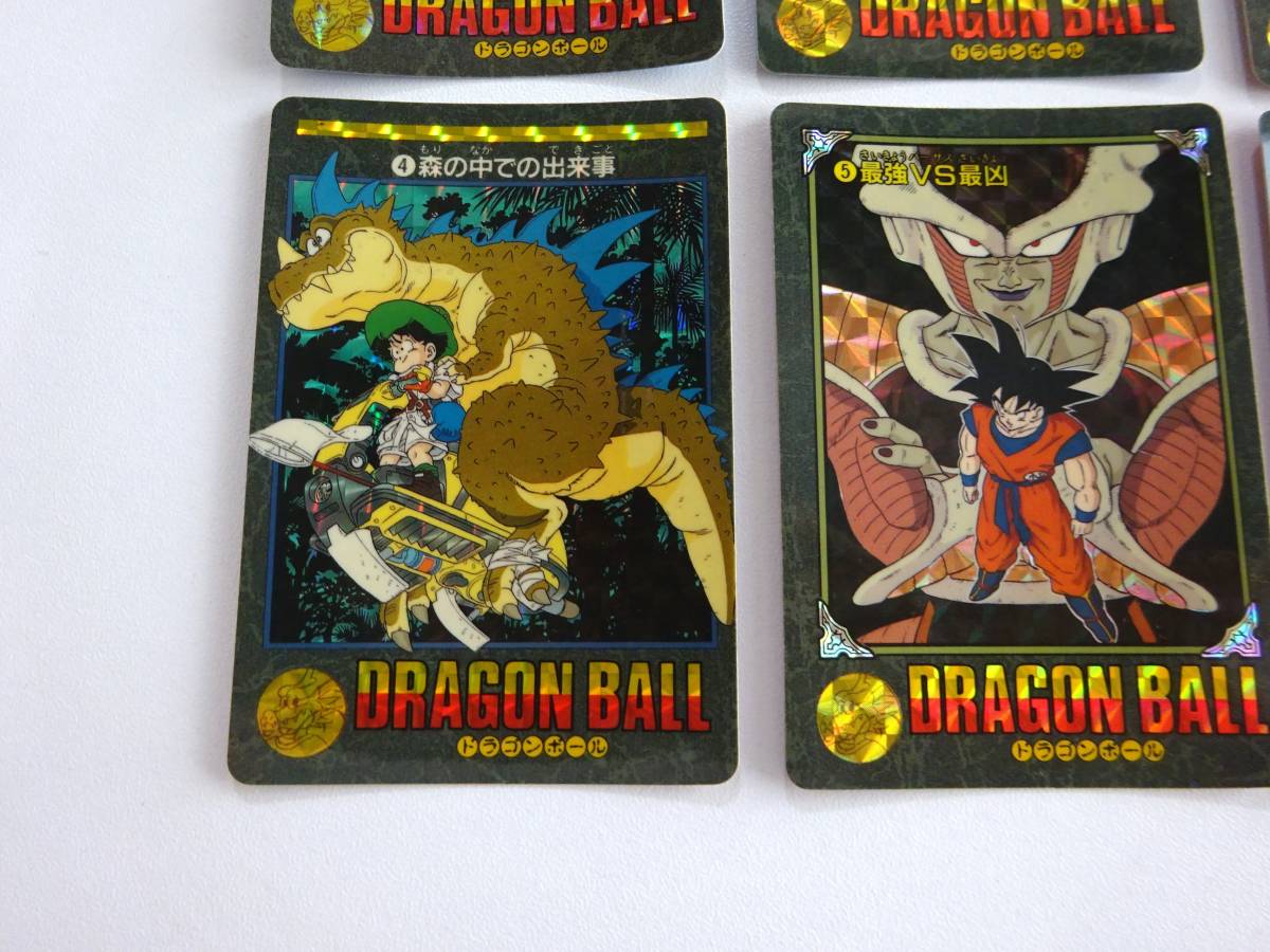 DRAGONBALL　ドラゴンボール　カードダス　ビジュアルアドベンチャー1弾　全42種コンプ＋空箱_画像4