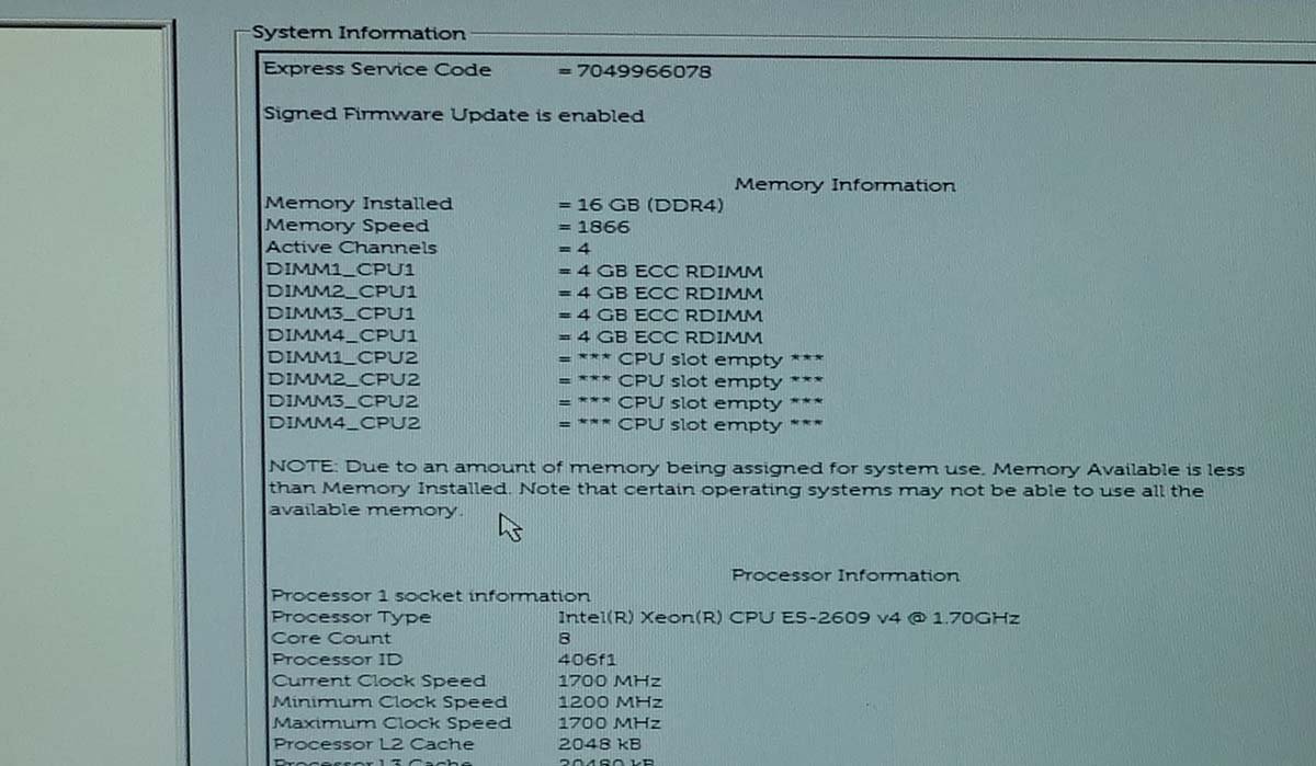 OS無し訳あり Quadro M2000 Workstation DELL Precision Tower 7810/Xeon E5-2609 v4/メモリ16GB/HDD無/デスク デル PC S122208K_画像6