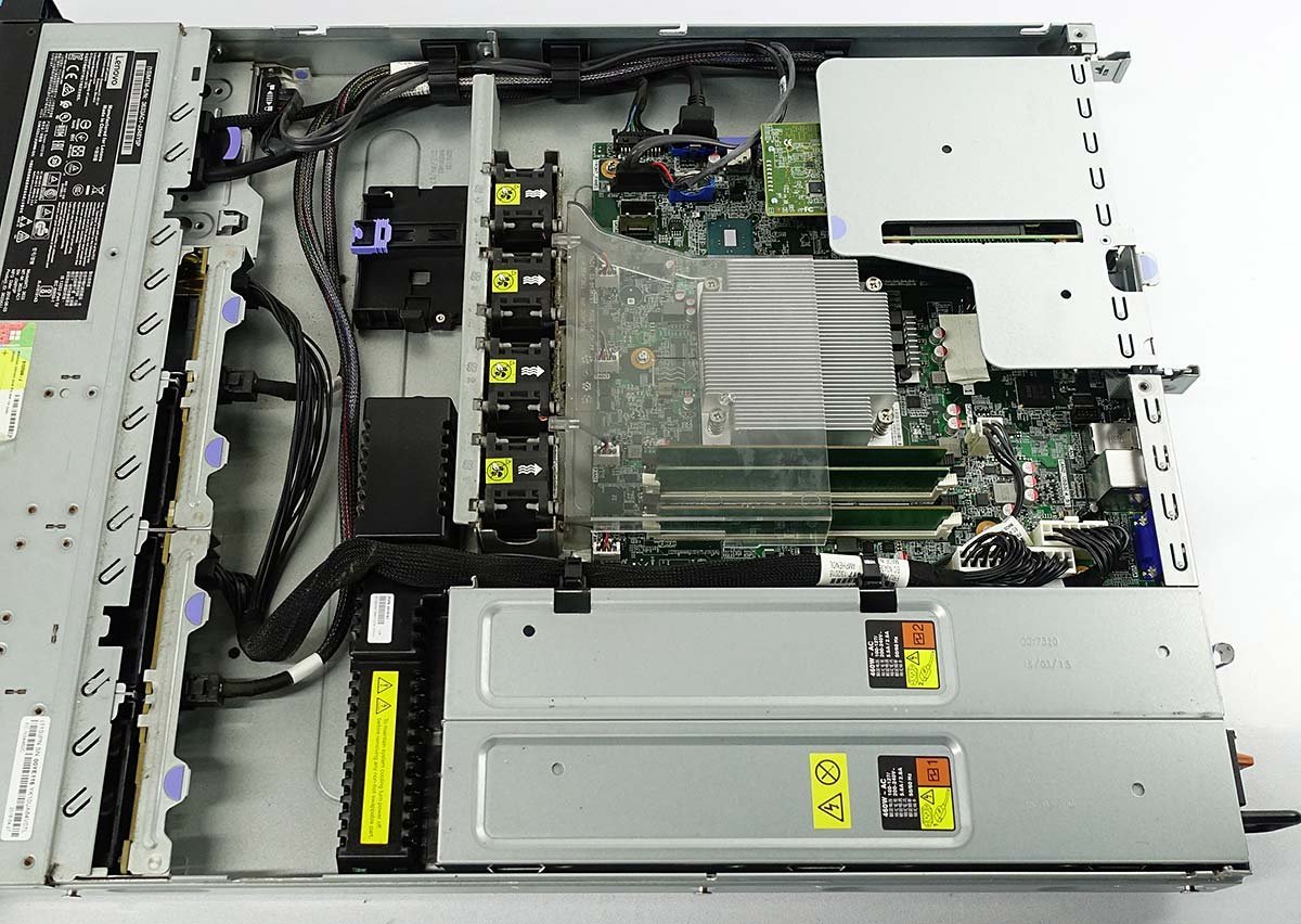 OS無し ラックサーバー Lenovo System x3250 M6/Xeon E3-1230v6/メモリ24GB/HDD無/サーバ ラック レノボ PC S121510の画像3