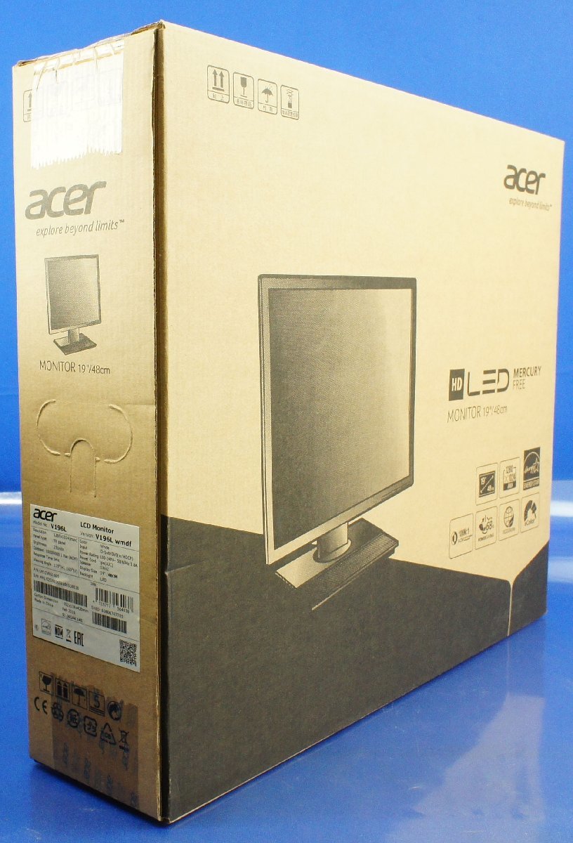 新品未開封 acer 19インチ スクエア液晶ディスプレイ V196Lwmdf 1280x1024 ノングレア F120105_画像2