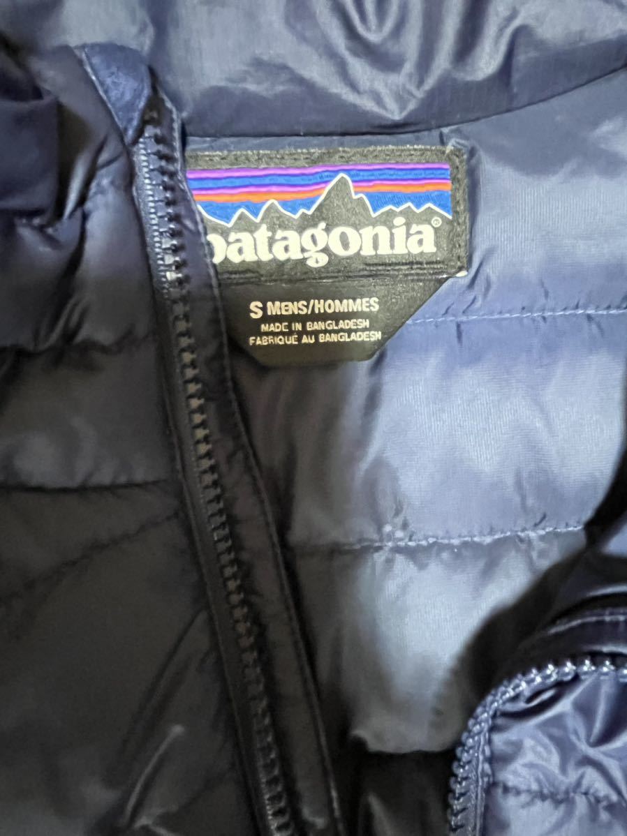 超特価　極上品　ダウンセーター　20年購入　パタゴニア　ネイビー　patagonia サイズS サーフィン　スノーボード　車中泊　_画像2