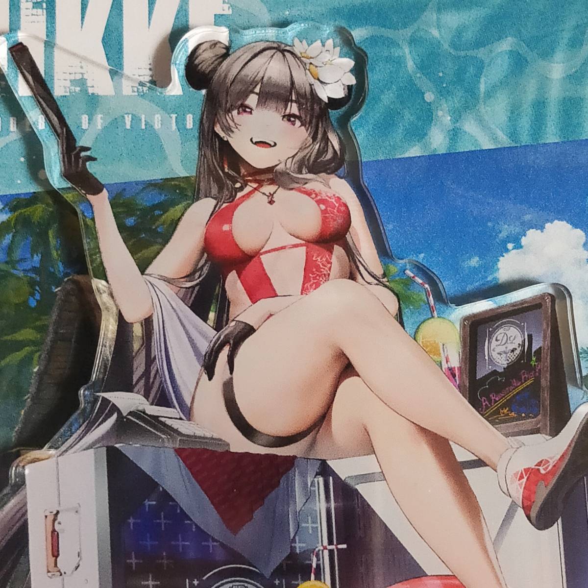 勝利の女神:NIKKE アクリルスタンド-summer- ヤン メガニケ ニケ アクリルフィギュア Goddess of Victory Acrylic Stand Figure Yan