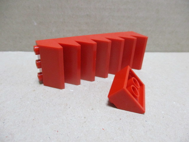 レゴ　パーツ　3×2スロープ　赤8個　中古　ランクA~B_画像2