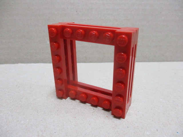 レゴ　パーツ　1×6プレート　赤10個　中古　ランクA~B_画像2