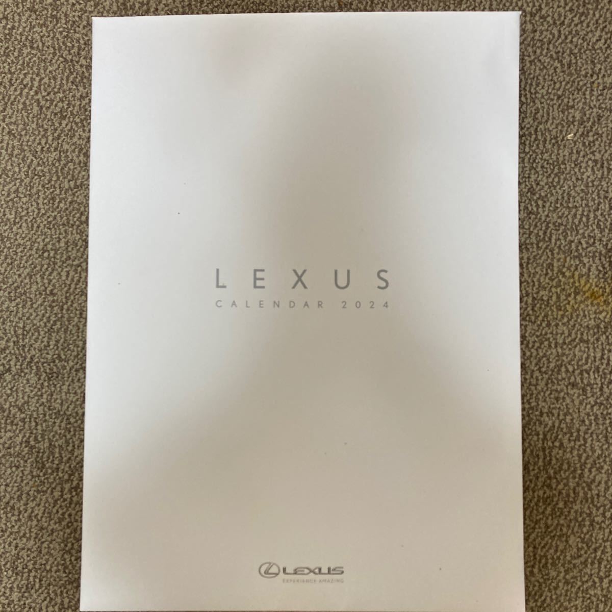 新品未使用品　LEXUS レクサス 壁掛けカレンダー 2024年_画像1