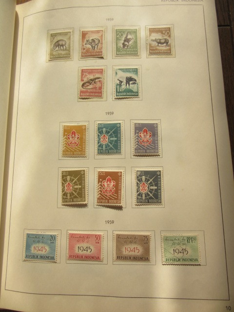 インドネシア切手及びFDC22枚 1945～1963年初期コレクション アルバム４９頁_画像9