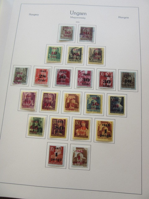 豪華大型バインダー入り ハンガリー切手コレクション 1945年〜1952年42リーフの画像2