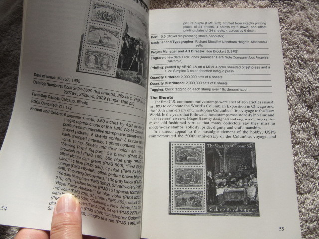 Linn`s U.S? STAMP Yearbook 1992　英語表記　416ページ、　_画像5