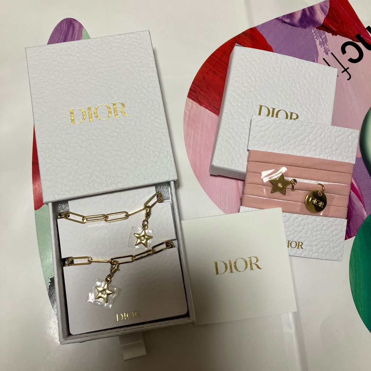Dior ディオール ノベルティ ブレスレット チャーム チョーカー Dior ディオール ノベルティ ブレスレット チャーム チョーカー