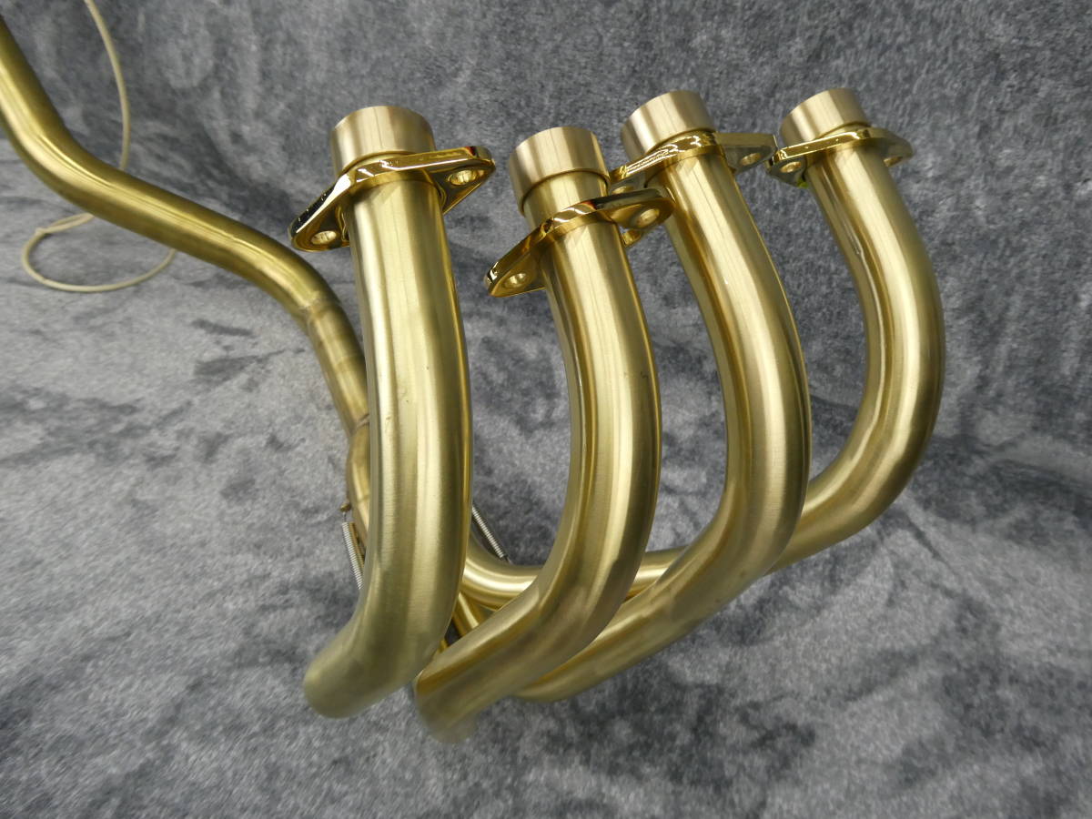 [ prompt decision ]XJR400 brass number length muffler / XJR400R 50π 4HM 4-2-1 Endurance number length tube brass RH02J.... company length 