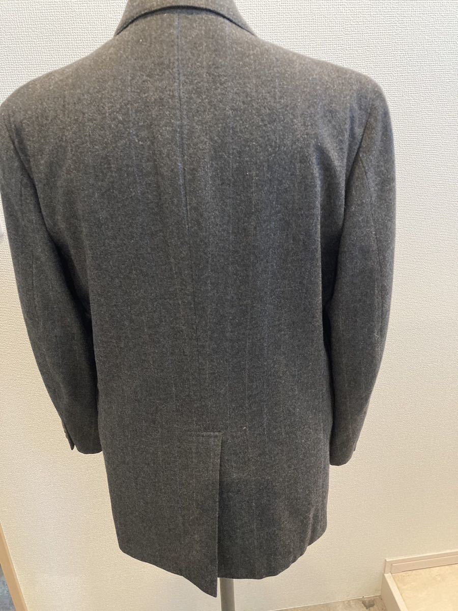 JPRESS ジェイプレス　チャコール　メンズ　ウールジャケット　表記サイズA5 ひ_画像3