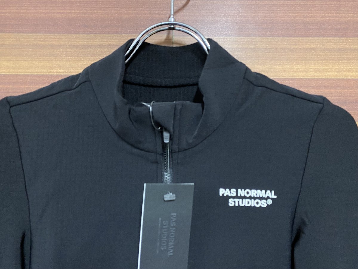 HJ790 パスノーマルスタジオ PAS NORMAL STUDIOS Men's Essential Long Sleeve Jersey 黒 S 裏起毛_画像3