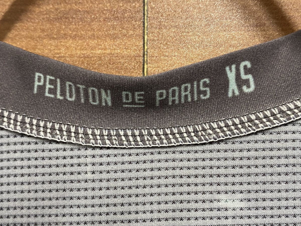 HJ664 プロトンドパリ PELOTON DE PARIS SPRINTEUR JERSEY 半袖 サイクルジャージ グレー XS_画像7