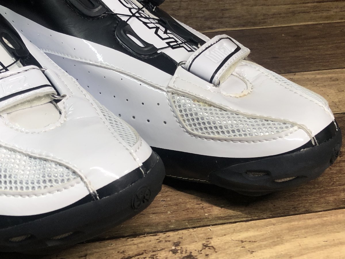 HJ235 ボント BONT Blitz ビンディングシューズ EU44.5 白 SPD-SL ※未使用の画像5