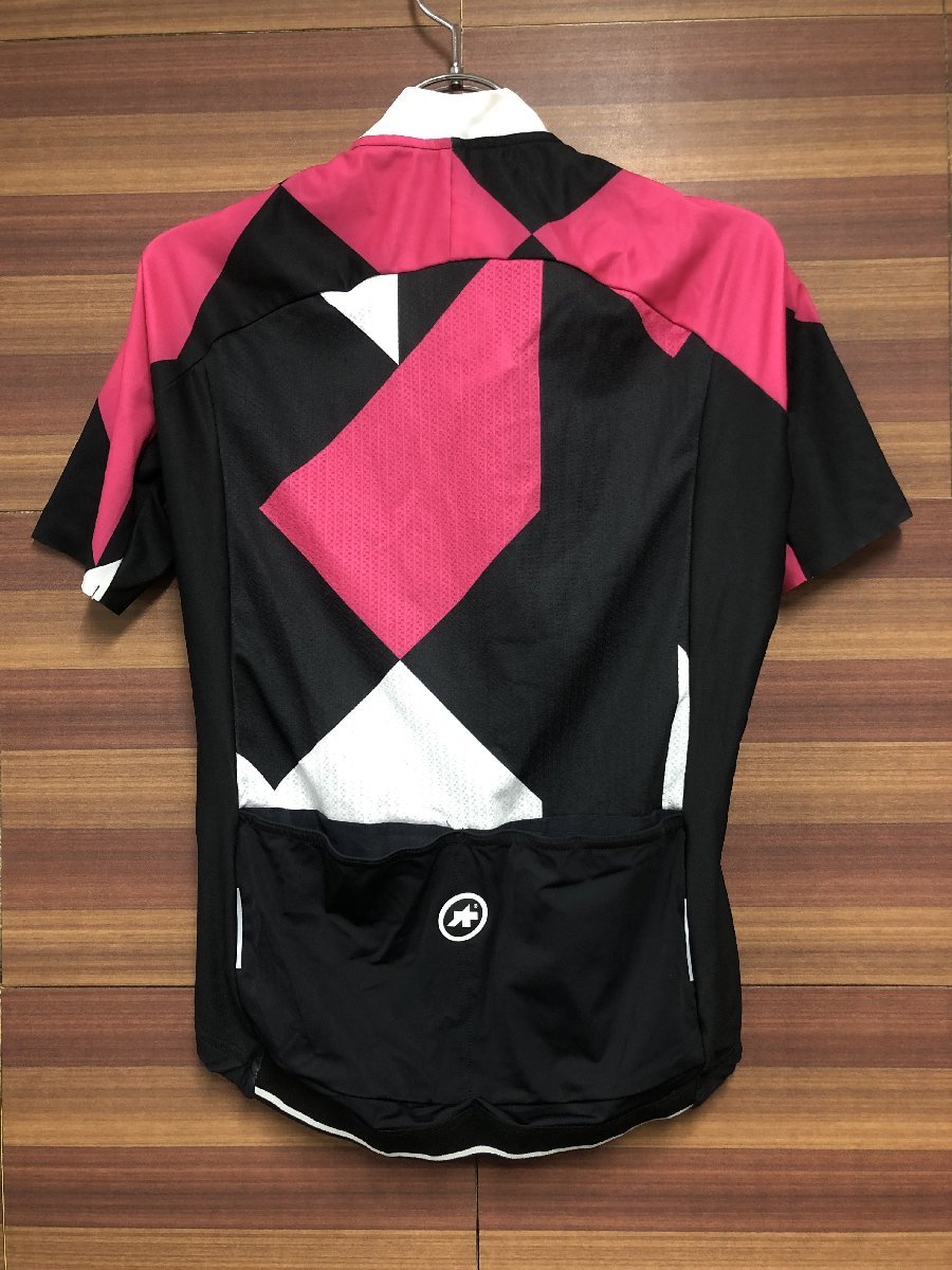 HH548 アソス assos ロックSSジャージ Womens Rock SS JERSEY 半袖 黒 ピンク M_画像2