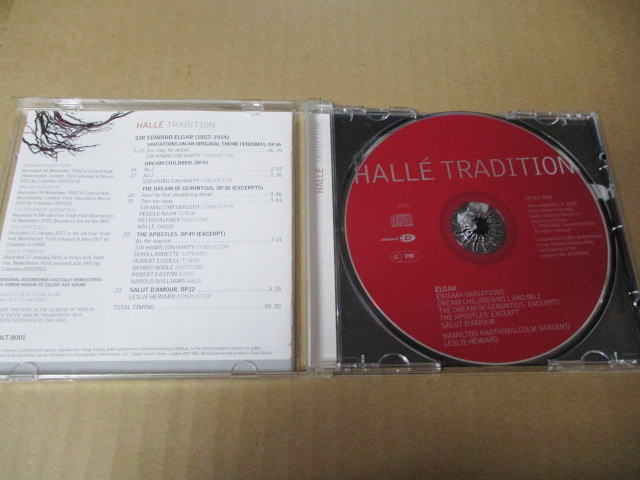 CD■ Halle Tradition /　ハミルトン・ハーティ 、 レスリー・ヘイワード 、 マルコム・サージェント 　//　エルガー、ハレ トラディション_画像2