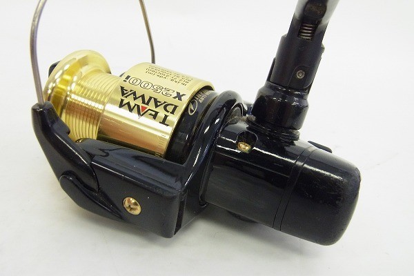 R165-J23-361 TEAM DAIWA Daiwa X2500i spinning reel fishing gear present  condition goods ⑧: Real Yahoo auction salling
