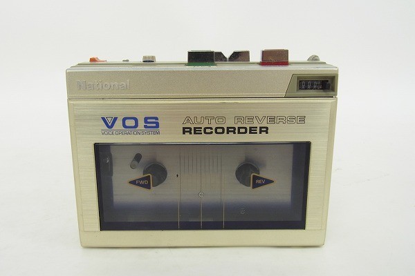 S036-Y2-6333 National ナショナル RQ-383 ポータブルカセットプレーヤー 現状品⑧_画像1