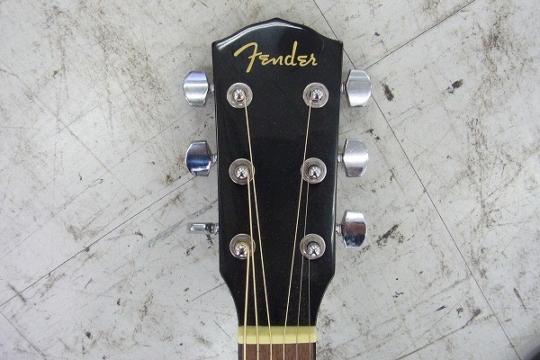 S221-S28-3166 Fender フェンダー CLASSIC DESIGN CD-60SCE Dread/BLK エレアコ アコースティックギター 現状品⑧＠_画像2