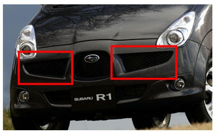* новый товар не использовался оригинальная деталь Subaru R1 передняя решетка боковой левый и правый в комплекте ограниченное количество редкость редкий RJ1*