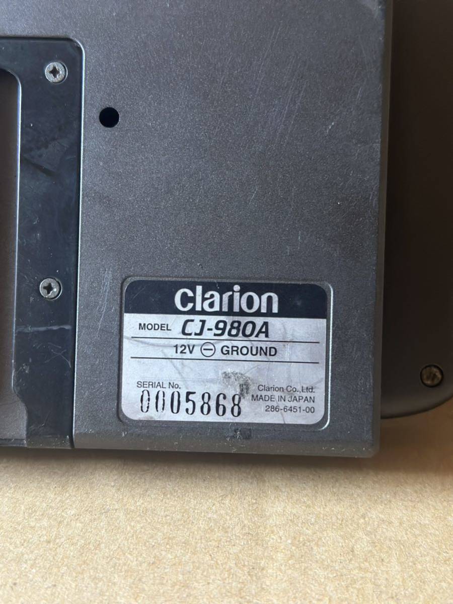 1046 clarion クラリオン バックモニター モニター バックカメラ用 CJ-980 動作確認済み トラック用　バス　観光バス　サロンバス_画像8