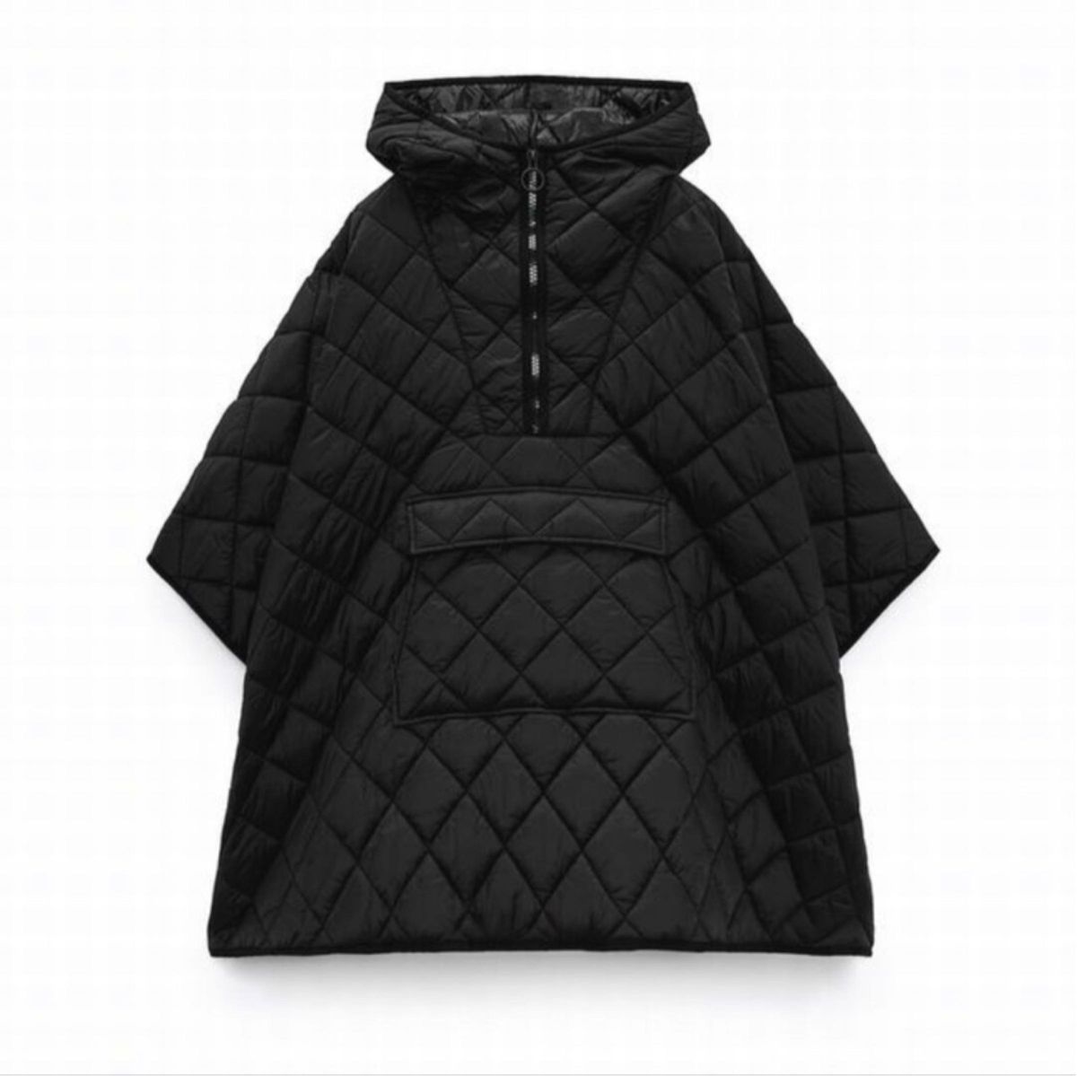 新品未使用 ZARA オーバーサイズ キルティング ポンチョ 新品未使用 ZARA オーバーサイズ キルティング ポンチョ