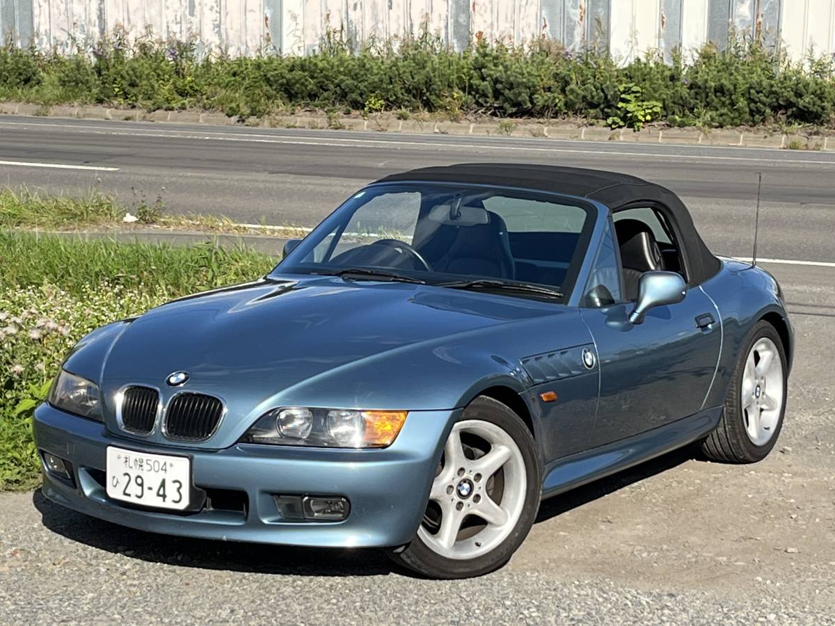 【諸費用コミ】落札金額のみ! 札幌発　極上BMWZ3 車庫保管　オープンAT車 幌新品　純正AWホイール　タイヤバリ山_画像3