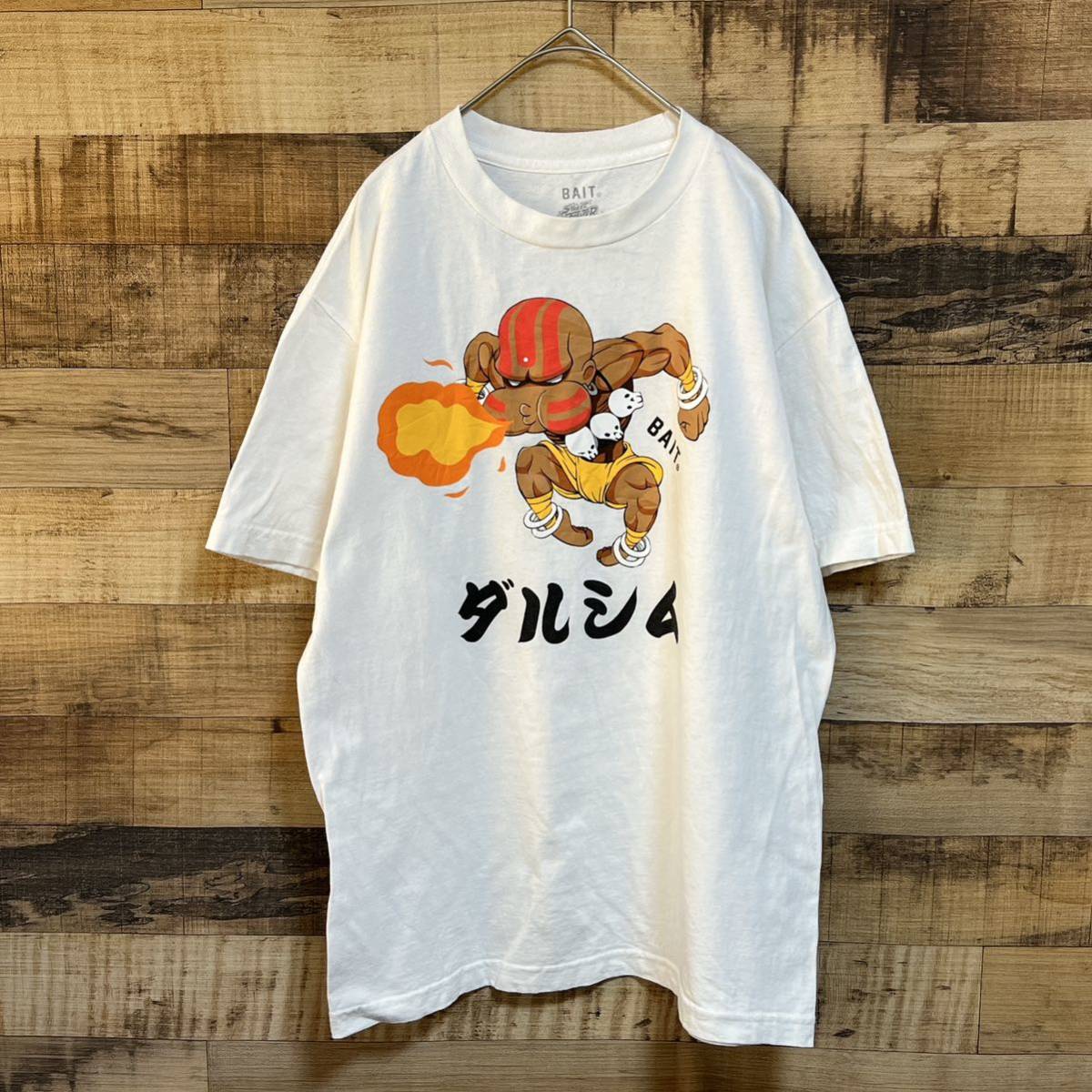 BAIT ストリートファイター 半袖Tシャツ　ダルシム　キャラクタープリント　サイズM_画像4