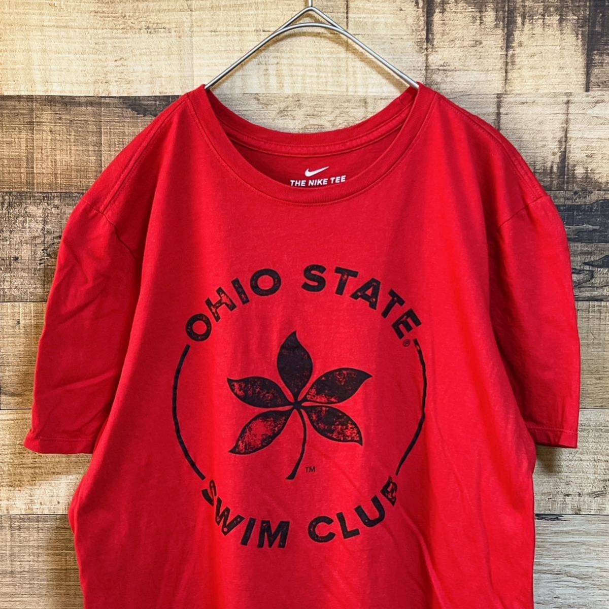 NIKEナイキ　半袖Tシャツ Ohio State Swim Club ロゴプリント　サイズM_画像1