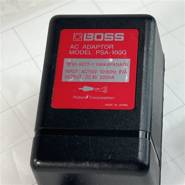 BOSS ACアダプター PSA-100G 9V 200mA コンパクトエフェクター 修理跡の画像2