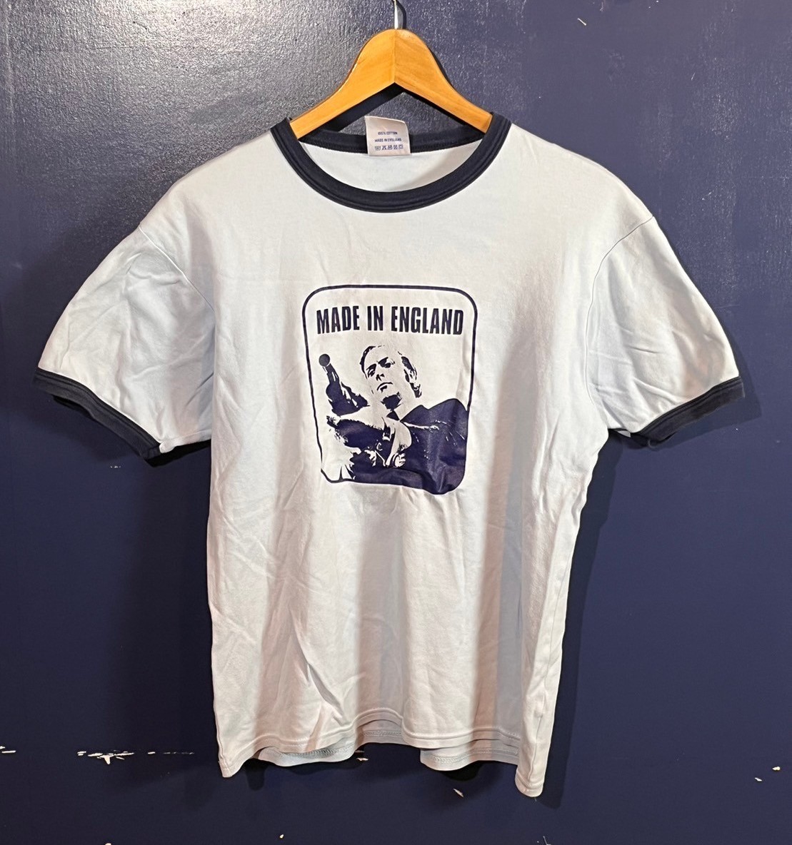 NOBBY STYLES　ノビー・スタイルズ　サッカー選手　半袖　Tシャツ　MADE IN ENGLAND　UK　イングランド　サイズ38_画像1