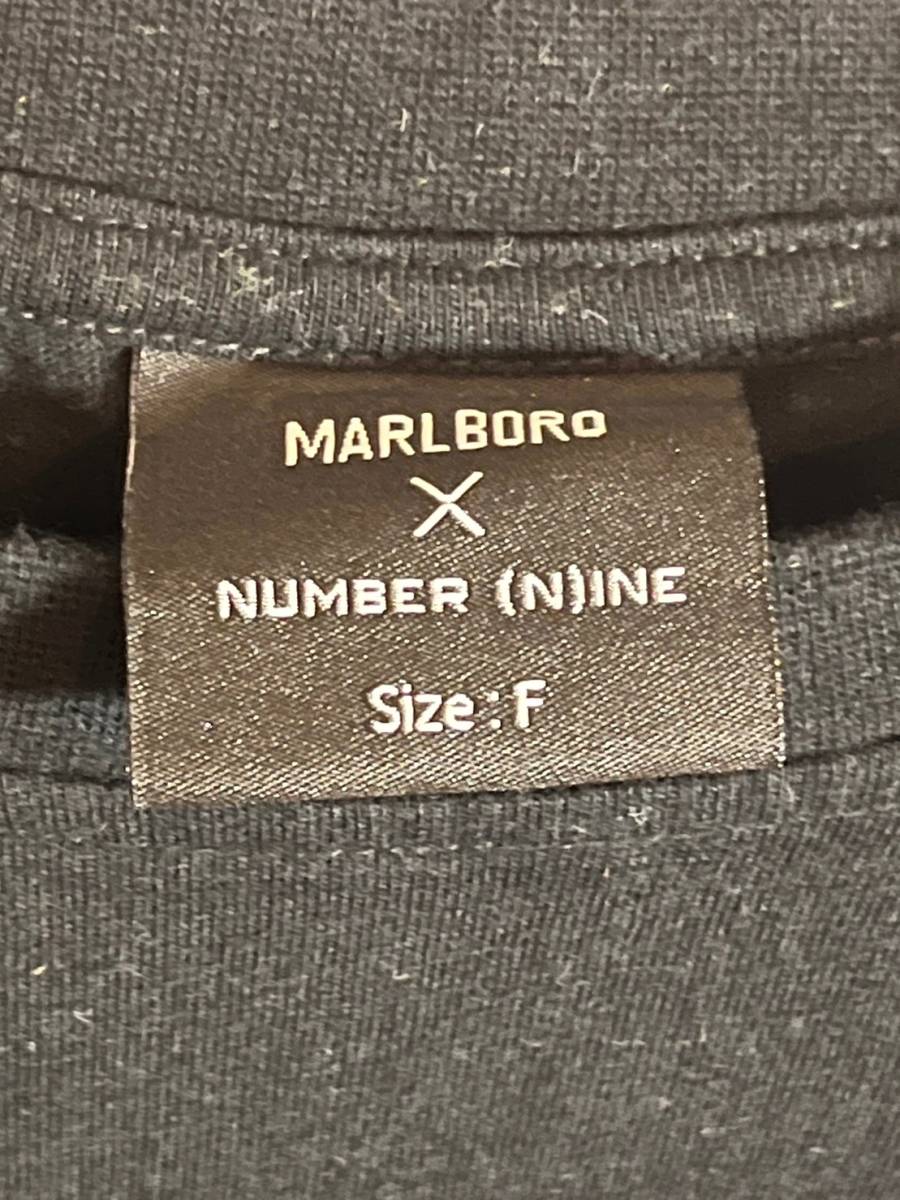 MARLBORO×NUMBER (N)INE マルボロ×ナンバーナイン　半袖　Tシャツ　ブラック　黒　フリーサイズ_画像4