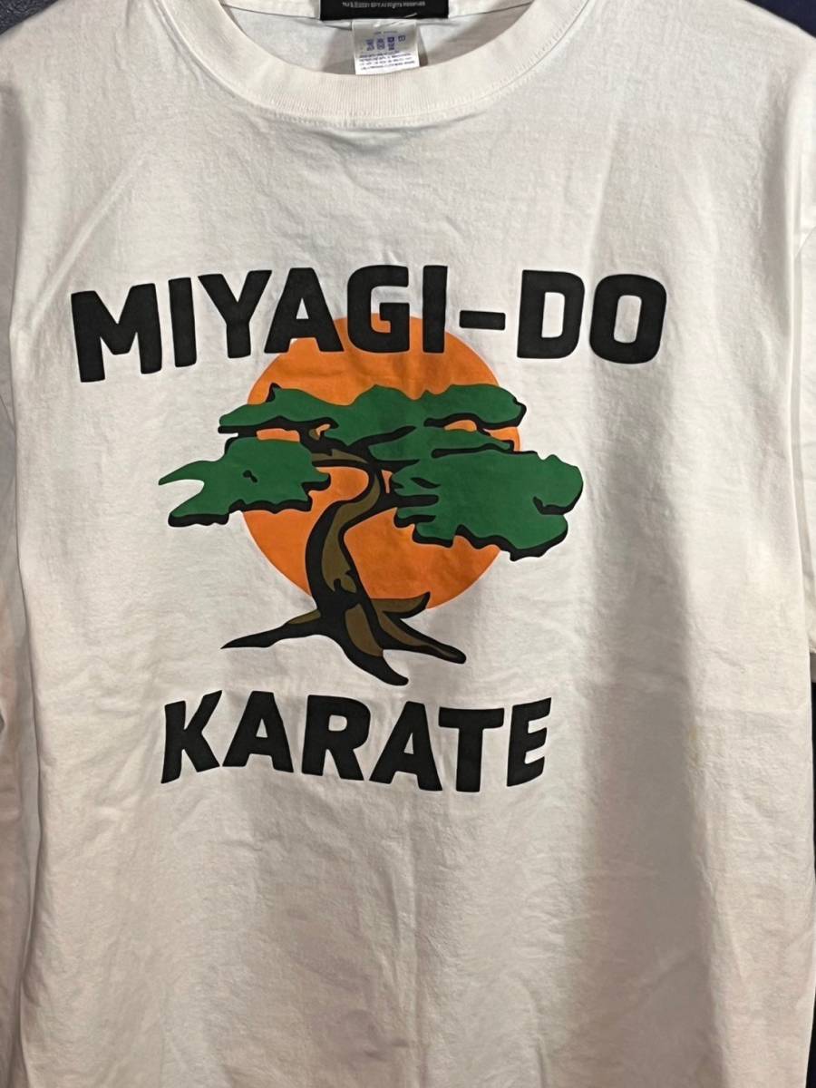 Miyagi-Do Karate | The Karate Kid　半袖　Tシャツ　コブラ会　ミヤギ道空手　カラテキッド ベストキッド　映画　ホワイト　XLサイズ_画像6