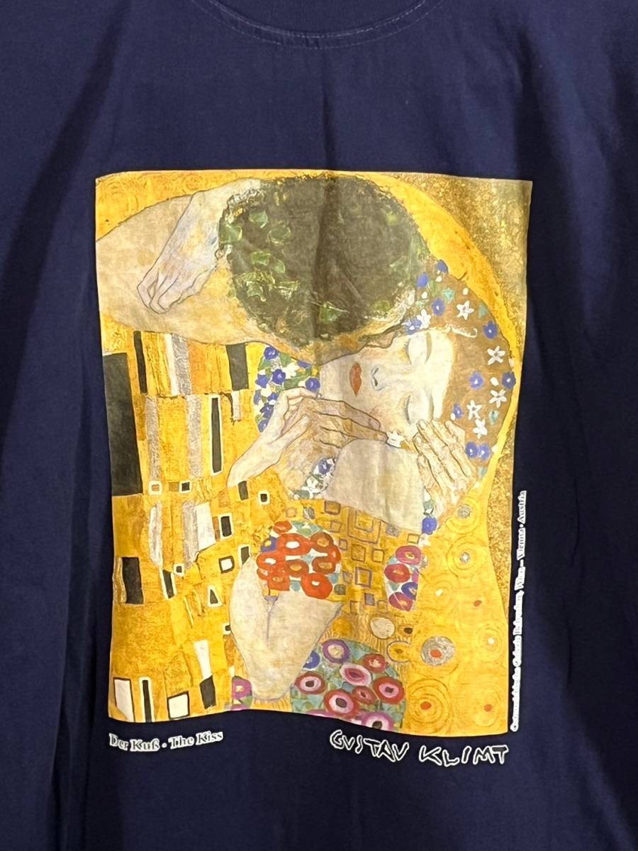 グスタフ・クリムト(Gustav Klimt) 半袖Tシャツ 接吻 KISS グスタフ・クリムト(Gustav Klimt) 半袖Tシャツ 接吻 KISS
