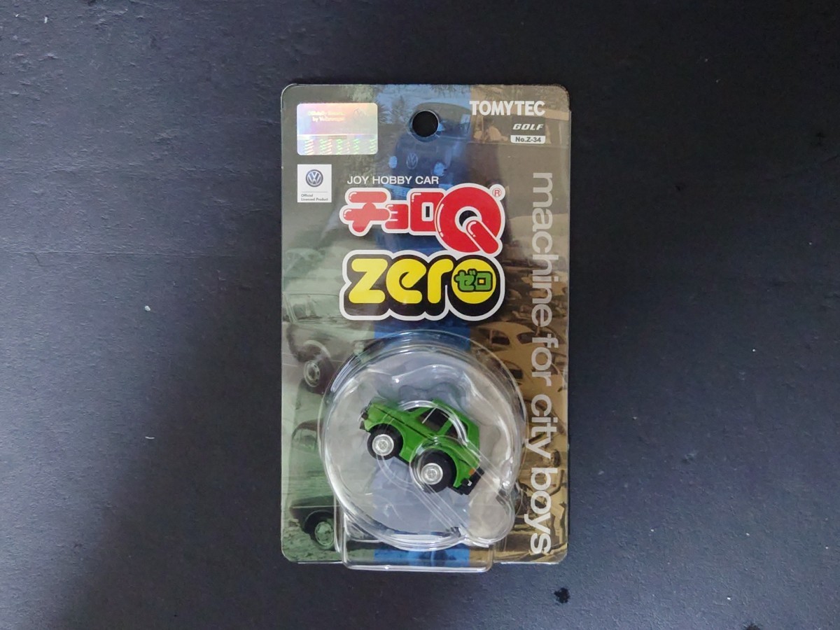 チョロQ zero Z-34d フォルクスワーゲン ゴルフI （黄緑）_画像1