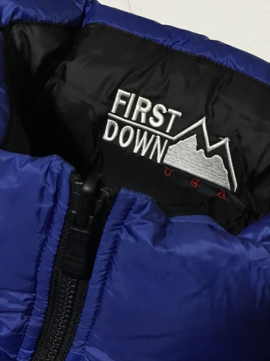 FIRST DOWN ファーストダウン リバーシブル ダウン ジャケット 雪山 S 定価63,800円 ブルゾン_画像6