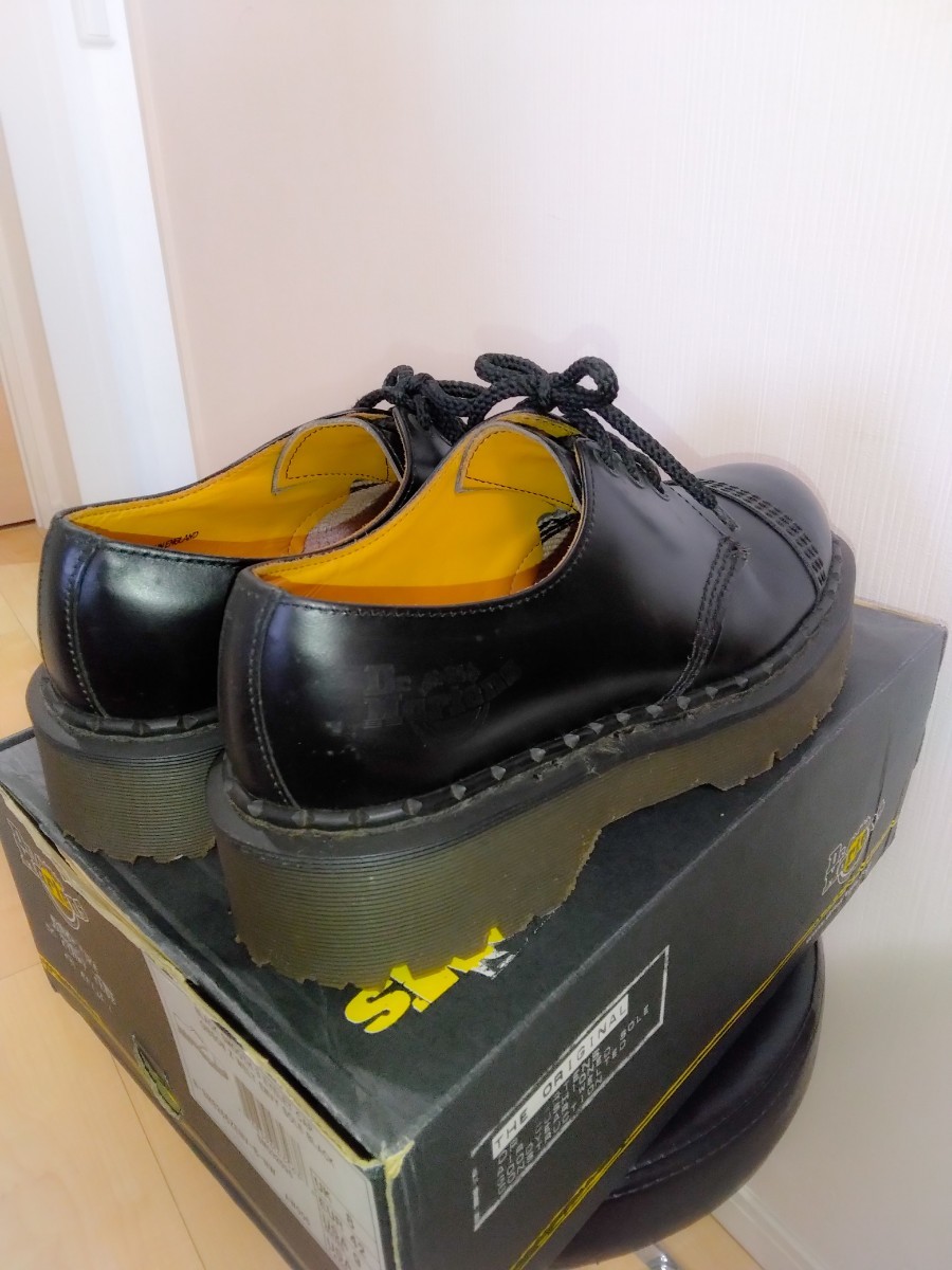 Dr.Martens 英国製 クレイジーボム UK8 厚底ENVYソール 3ホール 黒 CRAZYBOMB イングランド製 ドクターマーチン_画像2