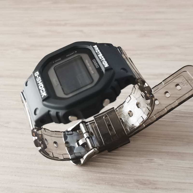 G-SHOCK用 互換ベルト [クリアスモーク] + 工具 (バネ棒外し) - 送料無料_画像5