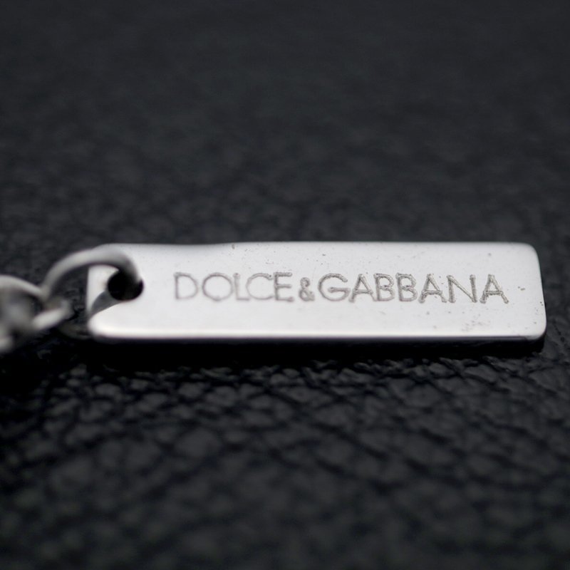 ★ 【中古】 ドルチェ＆ガッバーナ コルノ ネックレス 【DOLCE&GABBANA】 SV925 シルバー ラインストーン 約11.6ｇ_画像6