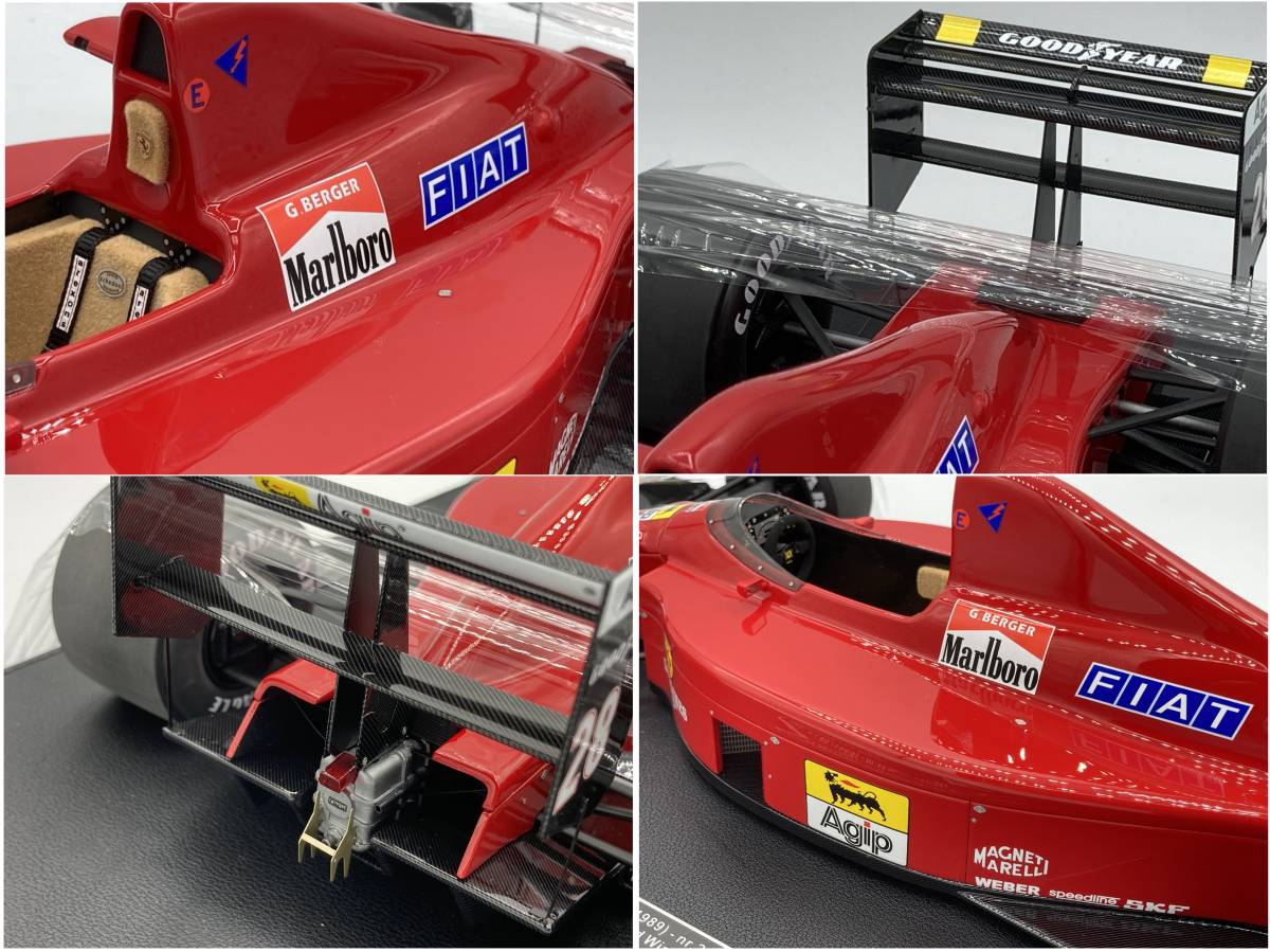 【5月末まで】 GP Replicas 1/12 フェラーリ 640 #28 G.ベルガー Marlboro加工 TOPMARQUES トップマルケス GP12-19B 限定250台の画像8