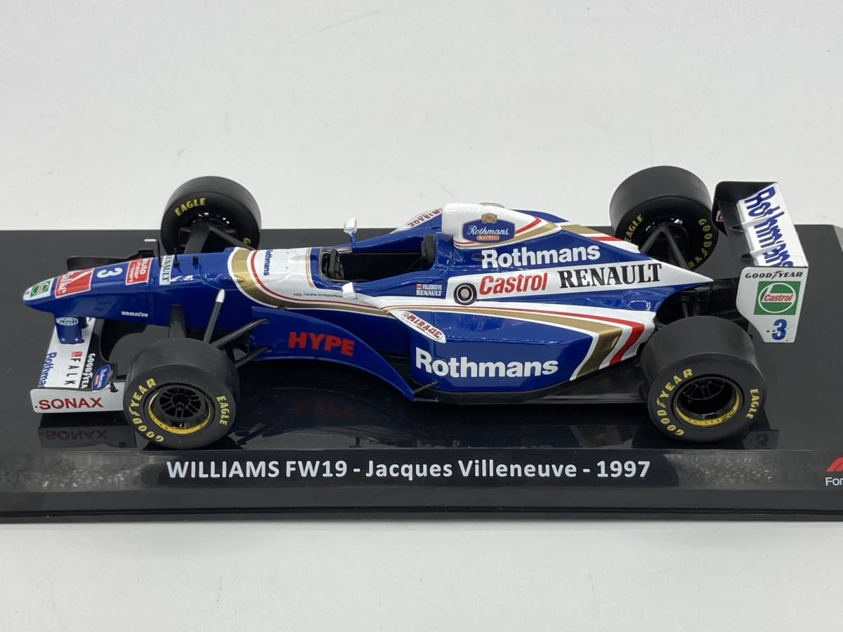 Premium Collectibles 1/24 ウィリアムズ FW19 #3 J.ヴィルヌーブ Rothmans加工 1997 World Champion ビッグスケール F1 コレクション_画像1