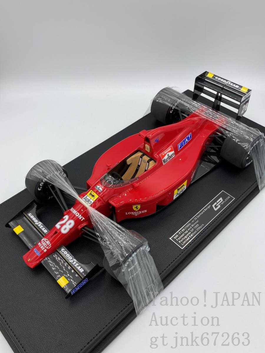 【5月末まで】 GP Replicas 1/12 フェラーリ 640 #28 G.ベルガー Marlboro加工 TOPMARQUES トップマルケス GP12-19B 限定250台の画像3