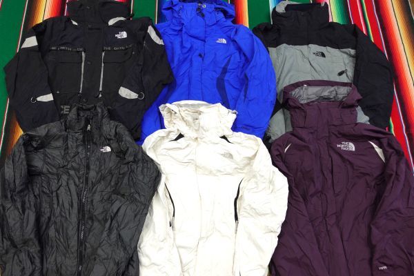 LDS-NFNJ3 レディースサイズ ノースフェイス THE NORTH FACE ナイロンジャケットMIX ￥1～ビンテージUS古着卸大量セット業者まとめ売り_画像1