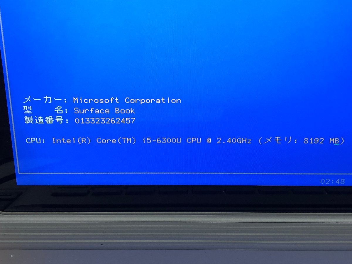 【ハード王】1円～/マイクロソフト Surfacebook /Corei5-6300U/8GB/SSD128GB/5864-G32_画像3