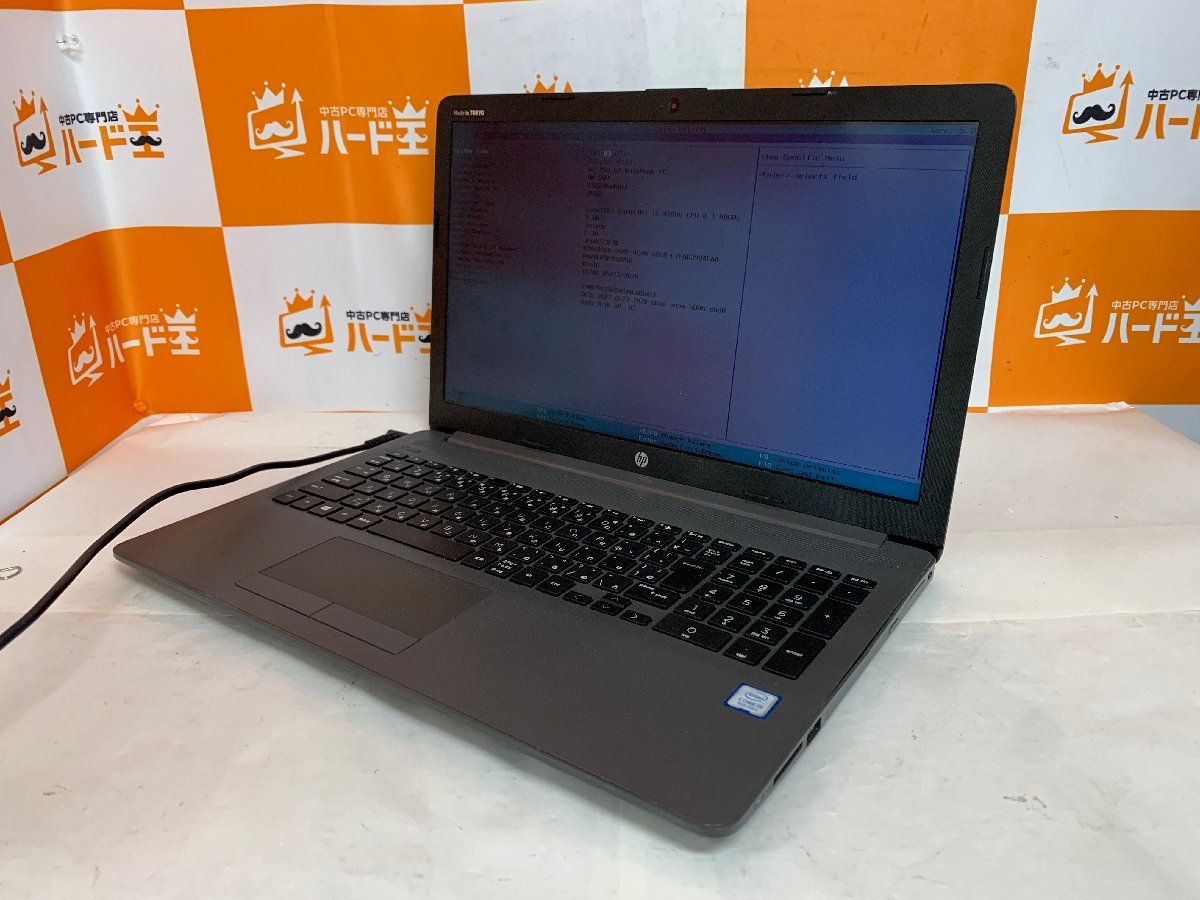 【ハード王】1円～/HP 250G7 Notebook PC/Corei5-8265U/8GB/ストレージ無/6508-G23_画像1